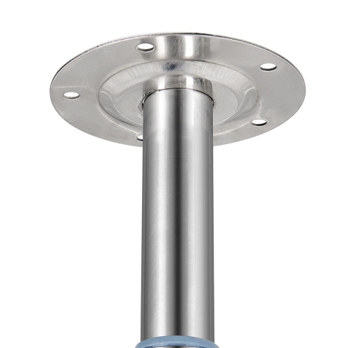 28 Inch Chrome Pull Out Kitchen Cabinet Organizer, 2 Tier Height Adjustable Revolving Cabinets Basket Corner Shelf