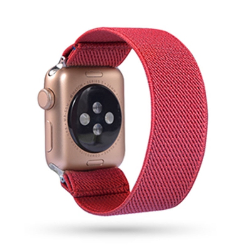 StrapsCo Nylon Elastic Band Strap for Apple Watch - 42mm - Cinnamon ...