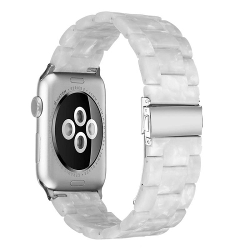 StrapsCo Marble Band Strap for Apple Watch - 42mm - White