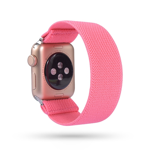 STRAPSCO  Nylon Elastic Band Strap for Apple Watch - 40MM - Neon In Pink