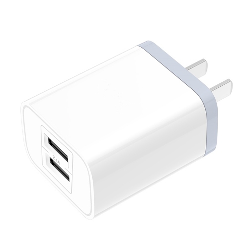 CSMART  【】 2.1A/5V Dual Port USB Plug Power Adapter Fast Charger Block Cube for Iphone Ipad Samsung Android Smartphones