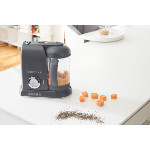 Beaba Babycook Solo Baby Food Maker - 4.7 Cups - Charcoal