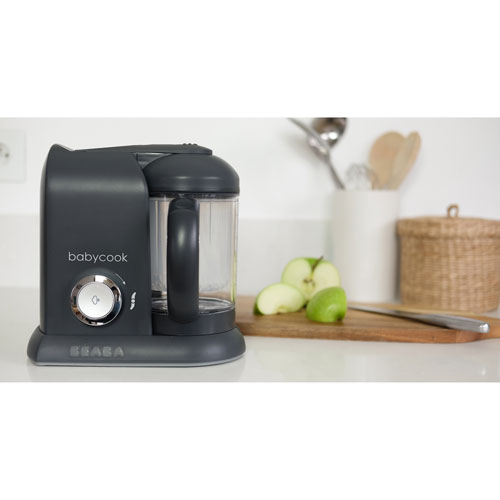 Beaba Babycook Solo Baby Food Maker - 4.7 Cups - Charcoal