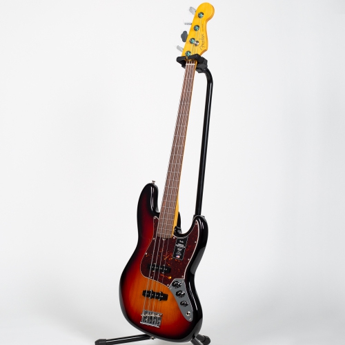 Guitare basse sans frettes American Professional II Jazz Bass de Fender - palissandre 3 Colour Sunburst