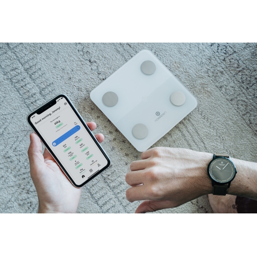 NOERDEN MINIMI Smart Scale White Mini Smart Body Scale with Bluetooth Detailed body composition analysis