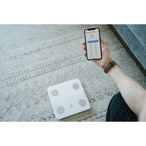 NOERDEN MINIMI Smart Scale White Mini Smart Body Scale with Bluetooth Detailed body composition analysis