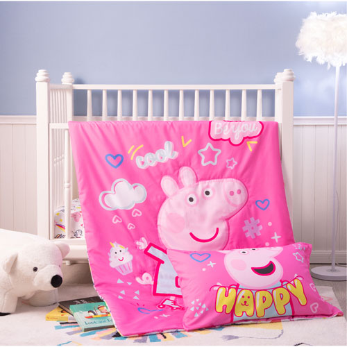 Peppa Pig 3-Piece Toddler Bedding Set - Pink