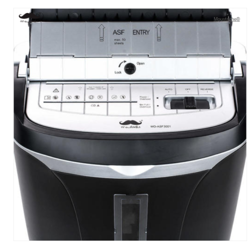 50-Sheet Auto Feed Cross-Cut Shredder