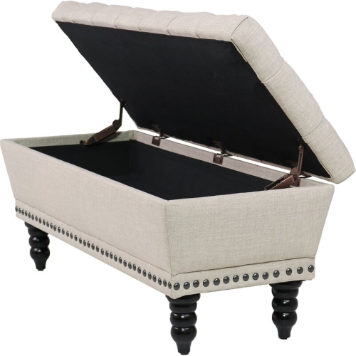 Infinite Imports – Connie Tufted Storage Bench