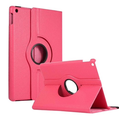 360 Degree Rotating Flip PU Leather Case Smart Case Cover Stand For iPad Mini 4 / Mini 5 7.9" inch - Pink