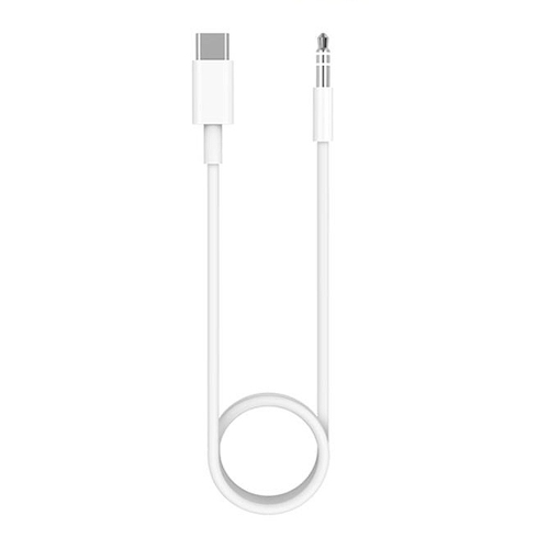 Universal Type-C To 3.5mm Headphone Jack 3.5 AUX USB C Cable USB Type-C Adapter - White