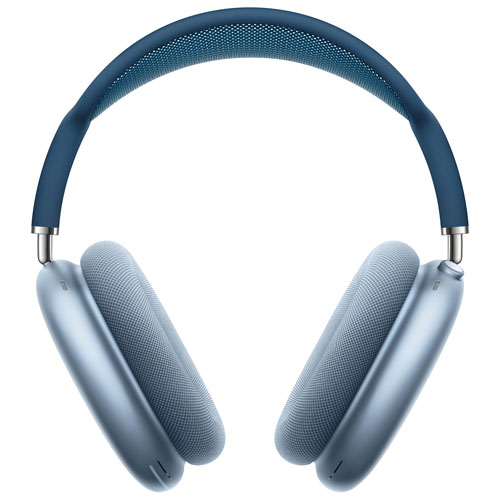 Casque d'écoute Bluetooth à suppression du bruit AirPods Max d'Apple - Bleu ciel