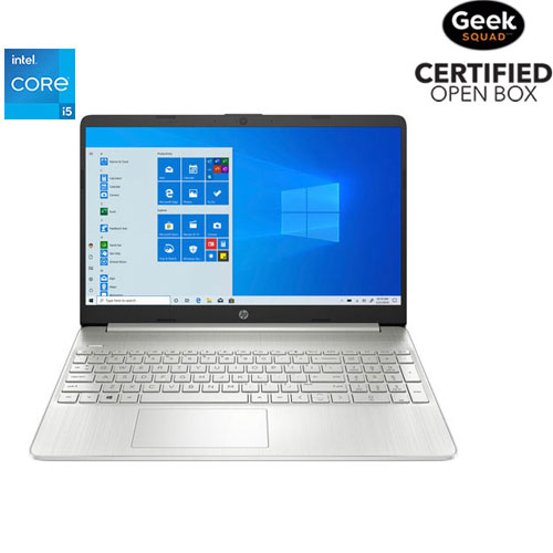 Open Box - HP 15.6" Laptop - Natural Silver (Intel i5-1135G7/1TB SSD/16GB RAM/Windows 10)