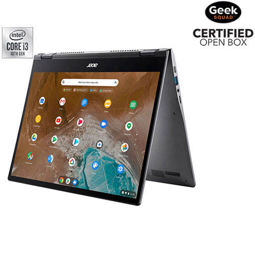 Acer Spin 13 13.5" Touchscreen 2-in-1 Chromebook -Grey - Open Box
