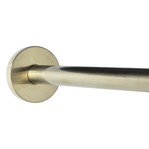 Agua Canada - Vanika-GD - Brushed Brass Bathroom Rain Mixer Shower Combo Set Wall Mounted Rainfall Shower Head Faucet 8"