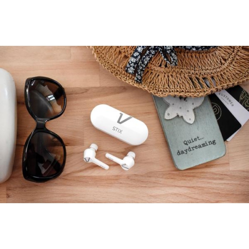 Veho STIX True Wireless Bluetooth Earphones - White