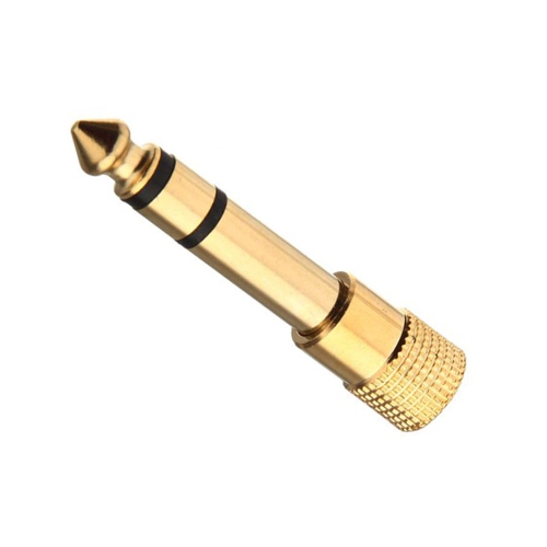 3.5mm Female to 6.5mm Male Audio Jack Adapter Stereo Converter for Speaker - axGear