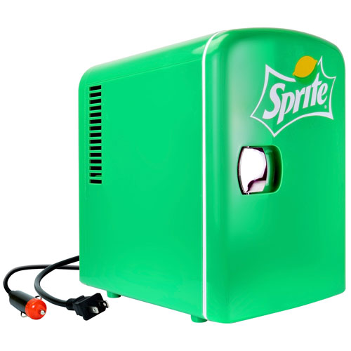 Réfrigérateur de bar autonome 0,14 pi3 Coca-Cola Sprite - Vert