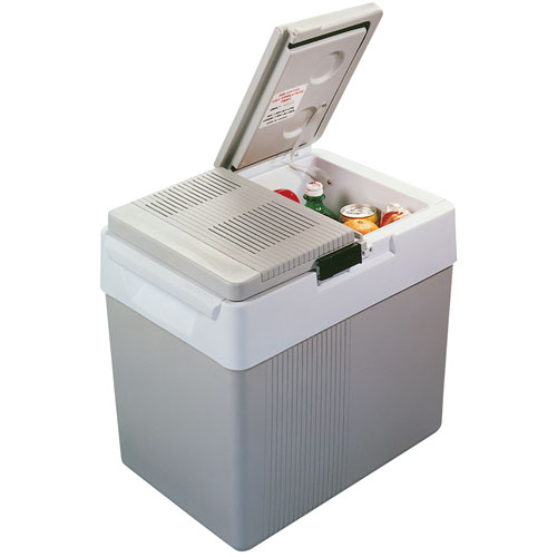 Koolatron 12V Electric Cooler/Warmer 31L Dual Opening - Grey