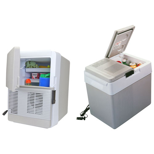 Koolatron 12V Electric Cooler/Warmer 31L Dual Opening - Grey