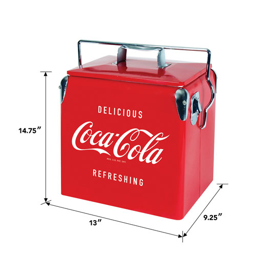 Glacière de Coca-Cola de 0,47 pi³ - Rouge