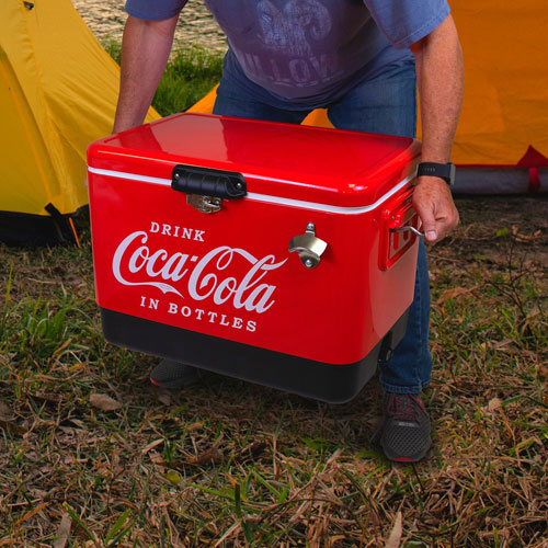 Coca-Cola 1.8 Cu. Ft. Freestanding Bar Fridge (CCIC-54R) - Red