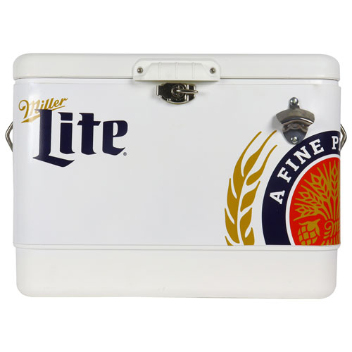 miller lite bar fridge