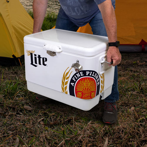 Miller Lite 1.8 Cu. Ft. Freestanding Bar Fridge (MLIC-54) - Stainless Steel