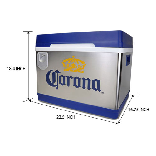 Corona 1.59 Cu. Ft. Freestanding Bar Fridge - Stainless Steel