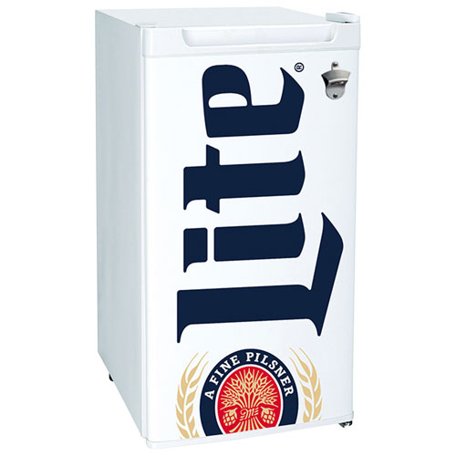 Réfrigérateur de bar autonome de 3,18 pi³ Miller Lite - Blanc