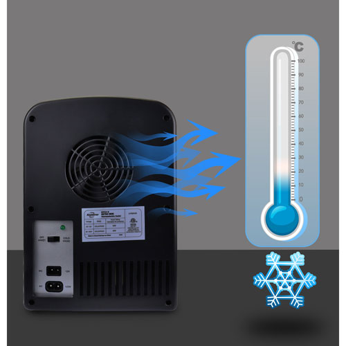 Réfrigérateur de bar autonome de 0,14 pi³ de Koolatron - Noir