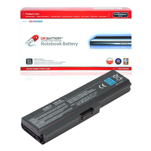 DR. BATTERY  - Replacement for Toshiba Satellite Pro L640 / L650 / L670 / L600 / Pa3817U-1Brs / Pa3818U-1Brs / Pa3819U-1Brs [10.8V / 4400Mah / 48Wh]