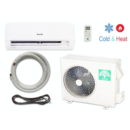 Eco-Air 18,000 BTU Single Zone Mini Split Air Conditioner Ductless Heat Pump