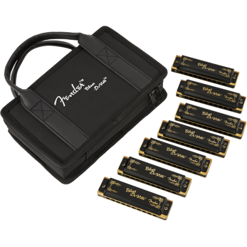 Fender Blues DeVille Harmonicas - 7-Pack with Case