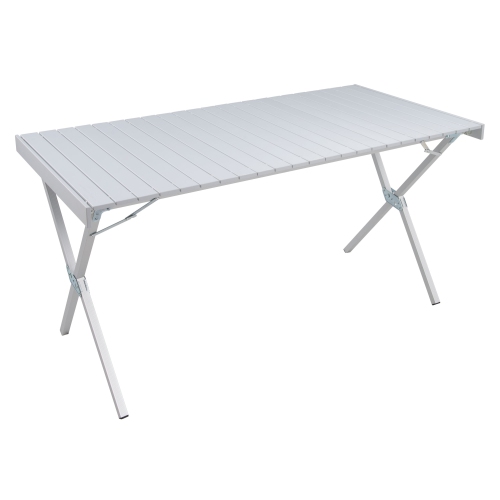 Mobilier de camping-Set Alu Table de camping table 'montagnes' 90x60cm 3tlg 2x Chaise pliante Noir 