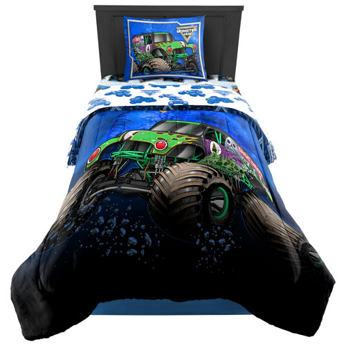 Monster Jam Polyester Comforter Twin Double Trucks Logo Best Canada Monster Jam Polyester Comforter Twin, Twin Monster Bedding