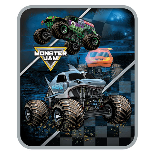 Monster Jam Fleece Throw Blanket Trucks Logo Best Buy Canada