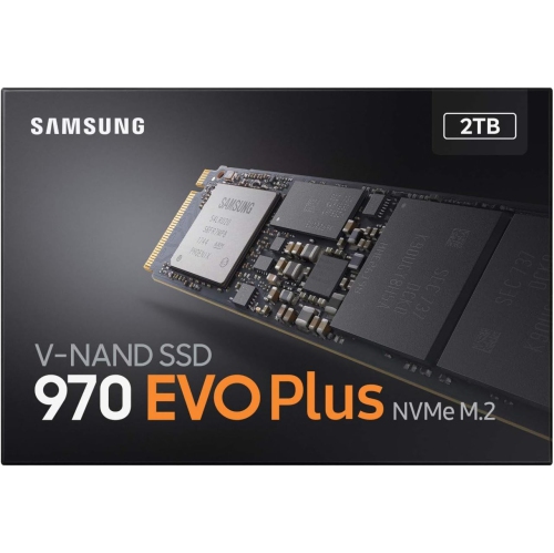 SAMSUNG 970 EVO PLUS M.2 2280 PCIe 3.0 x4 de 2 To, disque SSD interne MLC 3 bits NVMe 1.3 V-NAND