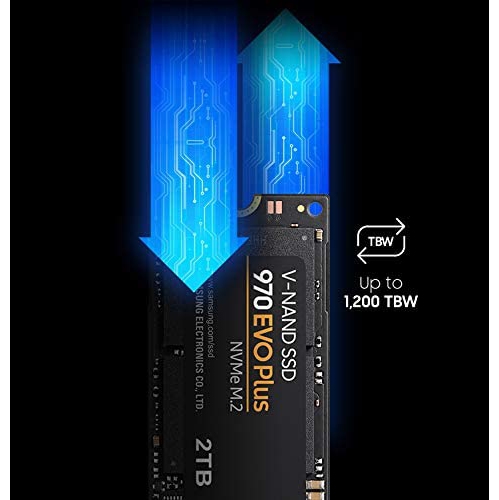 SAMSUNG 970 EVO PLUS M.2 2280 2TB PCIe Gen 3.0 x4, NVMe 1.3 V-NAND