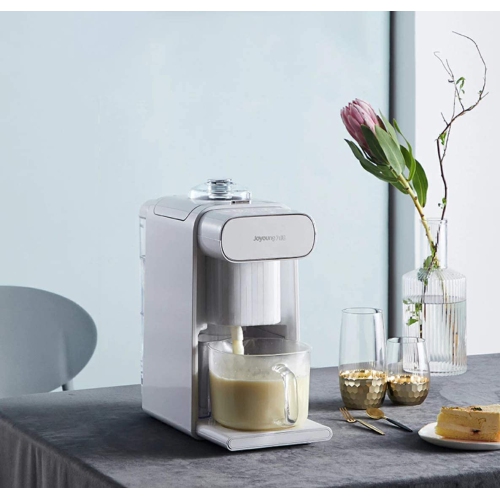 Joyoung DJ10U-K61 Slag free and Filter free Hot Soy Milk Maker with Auto-clean Function-White