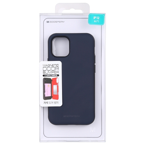 TopSave Pare-chocs magnétique de porte Goospery pour Iphone 12 Mini, marin bleu