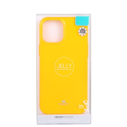 TopSave – Étui en TPUR pour iPhone 12 Mini Goopery Jelly, jaune