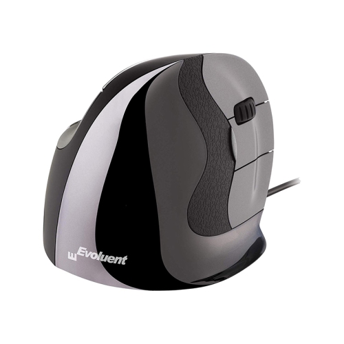 Evoluent Wired Laser Mouse - Dark Silver