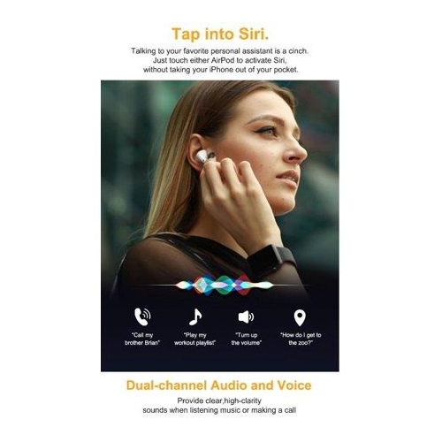 (2 Pack) SAMA SA-192 V2.0 TWS Wireless Earbuds 5.0 with wireless Charging case/popup function/auto Connect + FREE Sili..