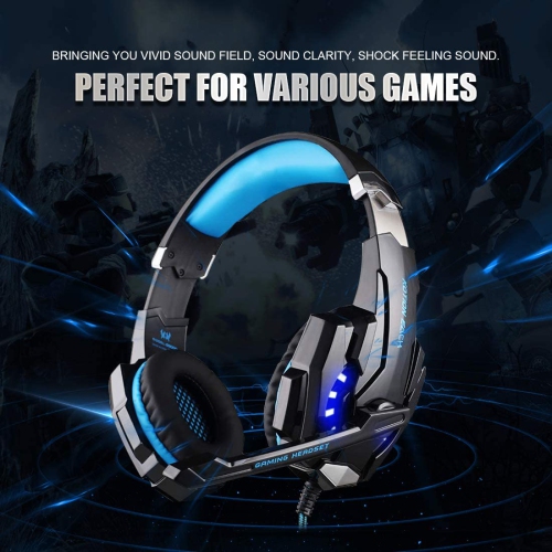 PC Gaming Headset Headphone for PlayStation 4 PS4 Xbox One Laptop Tablet Smartphone 3.5mm Stereo earphone with mic