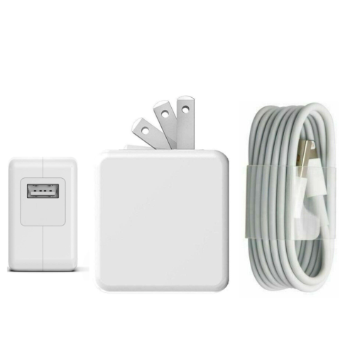 12W USB Wall Charger with Lightning cable for IPhone IPAD 12 X XS MAX Pro 11 8 7 6