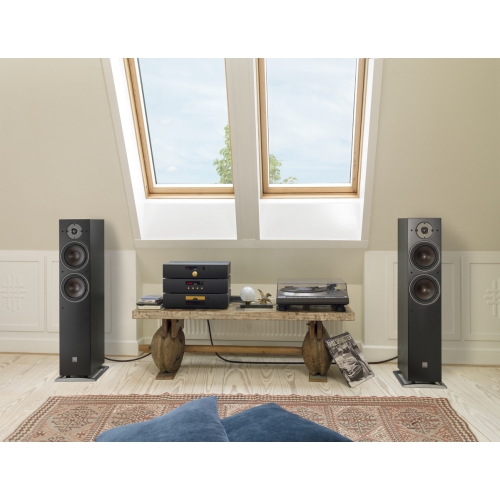 DALI Oberon 7 Floor Standing Speakers in Black - Pair