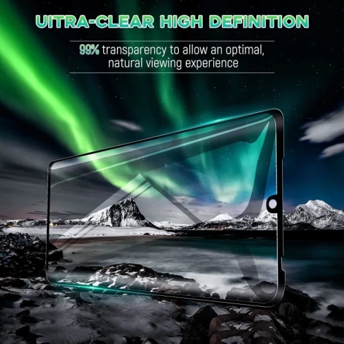 Full Cover Curved Tempered Glass Screen Protector for LG Velvet & LG Velvet 5G - Premium Protection with Edge-to-Edge Coverage