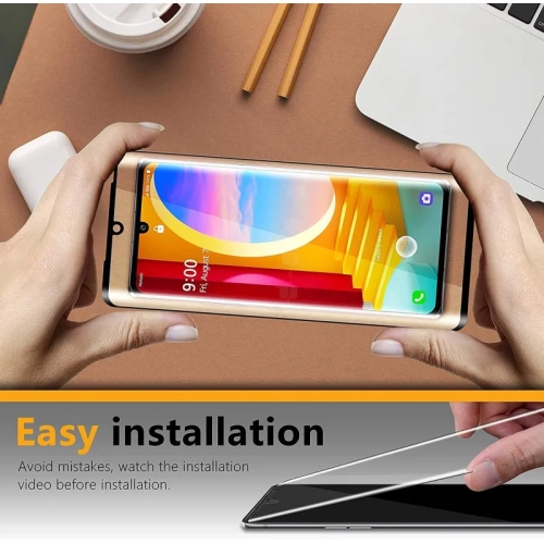Full Cover Curved Tempered Glass Screen Protector for LG Velvet & LG Velvet 5G - Premium Protection with Edge-to-Edge Coverage