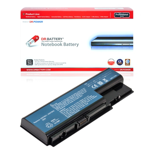 DR. BATTERY - Replacement for Gateway MD26 / MD73 / MD78 / NV73 / NV78 / LC.BTP00.014 / LF1 / lX.ARY0X.067 / MS2221 / ZD1